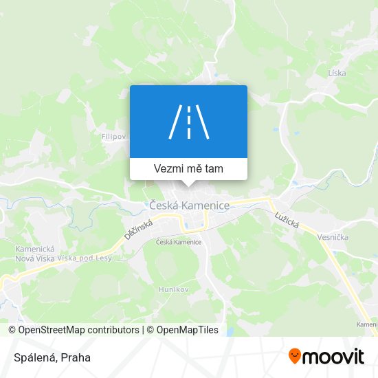 Spálená mapa