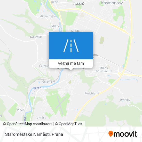Staroměstské Náměstí mapa