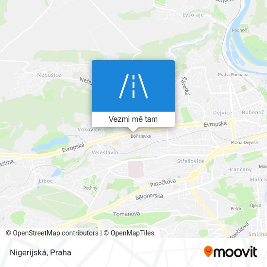 Nigerijská mapa