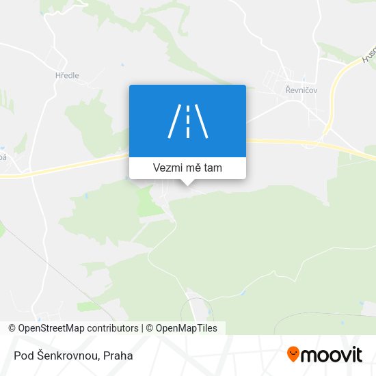Pod Šenkrovnou mapa