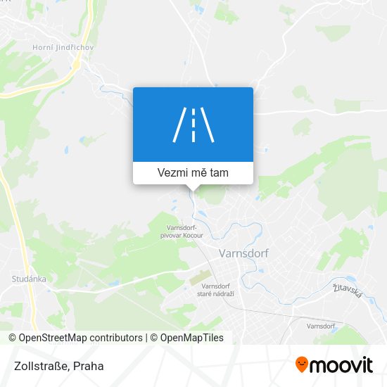 Zollstraße mapa