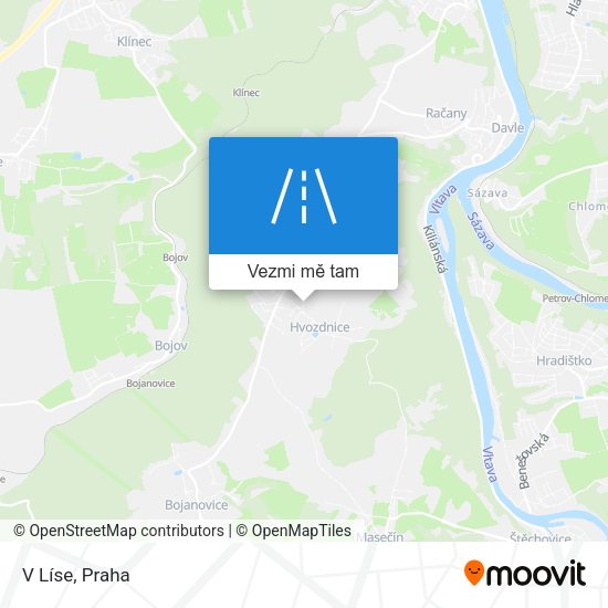 V Líse mapa