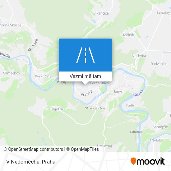 V Nedoměchu mapa
