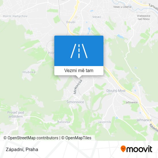 Západní mapa