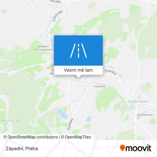 Západní mapa