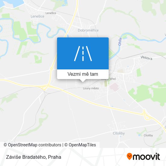 Záviše Bradatého mapa