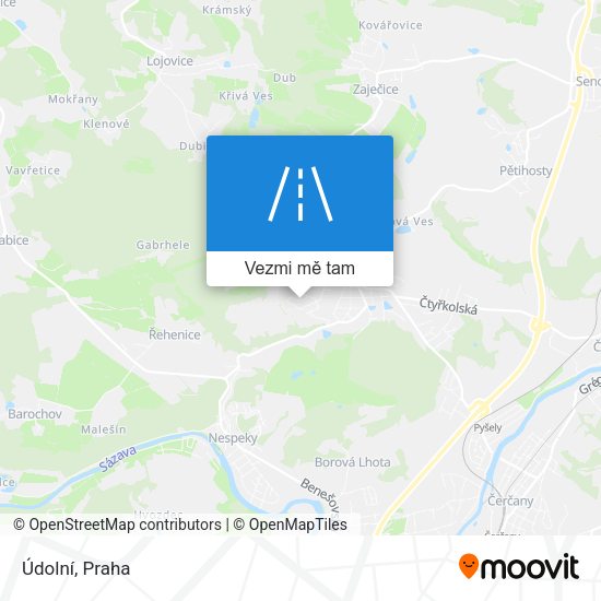 Údolní mapa
