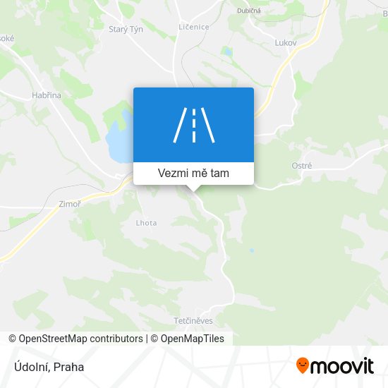 Údolní mapa
