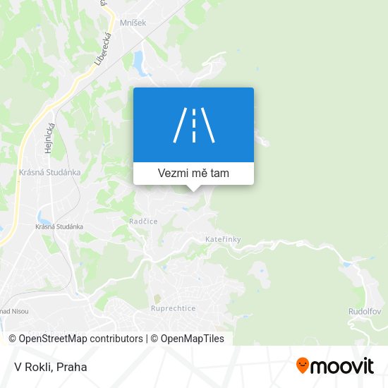 V Rokli mapa