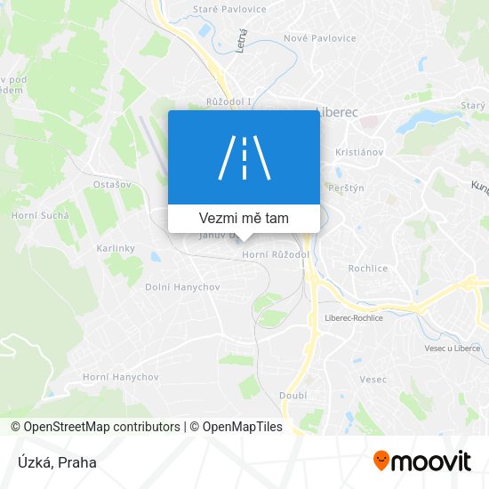 Úzká mapa