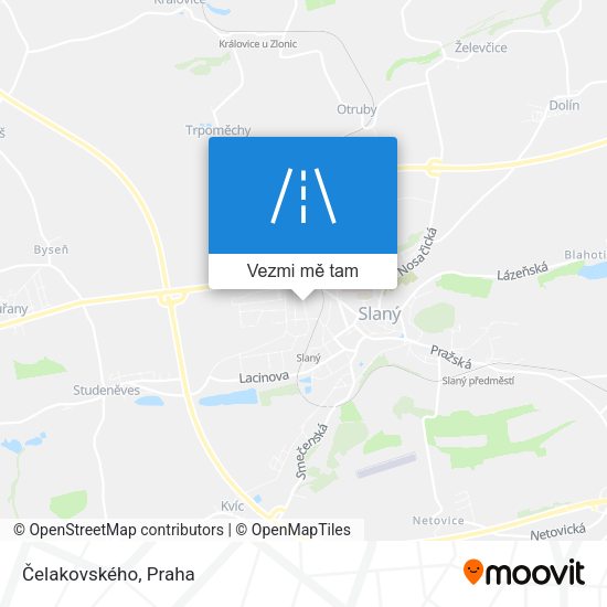 Čelakovského mapa