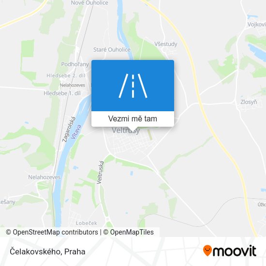 Čelakovského mapa