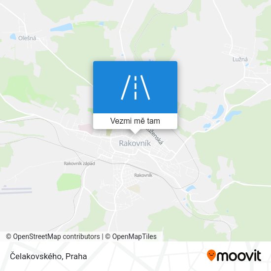 Čelakovského mapa