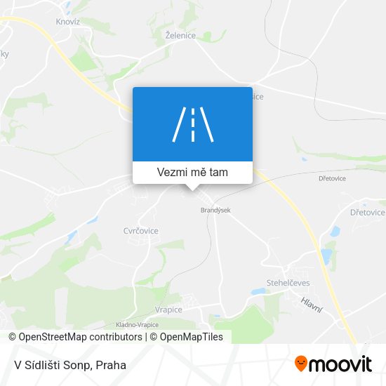 V Sídlišti Sonp mapa