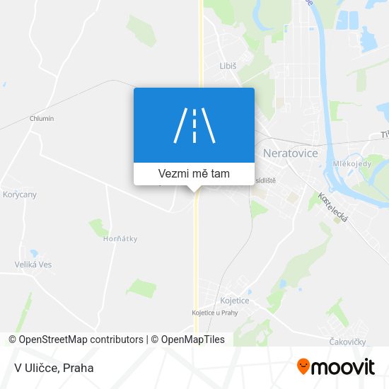 V Uličce mapa