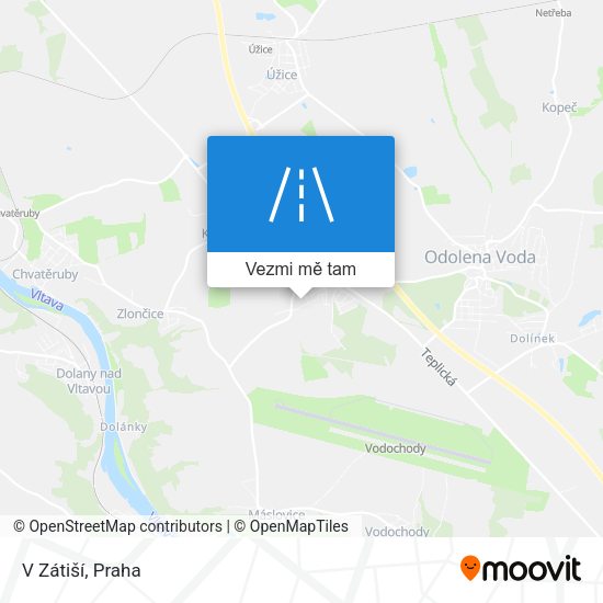 V Zátiší mapa