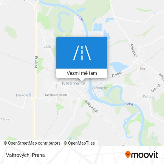 Valtrových mapa