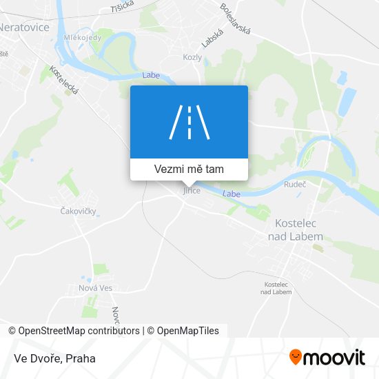 Ve Dvoře mapa