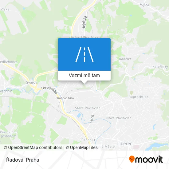 Řadová mapa
