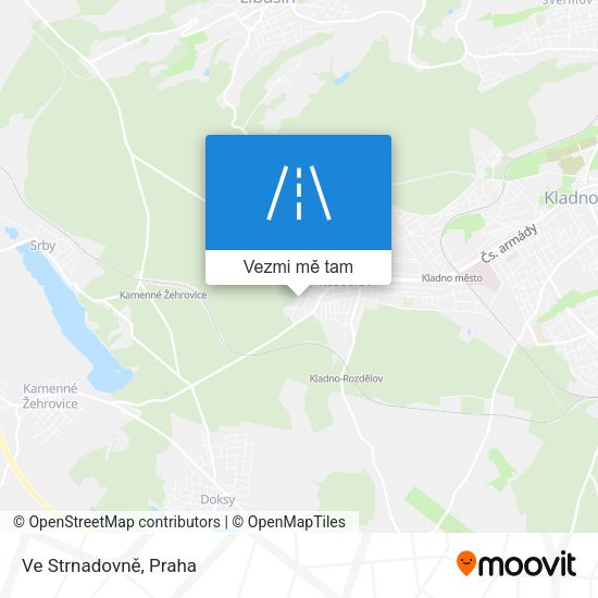 Ve Strnadovně mapa