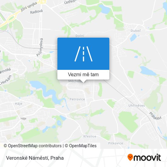 Veronské Náměstí mapa
