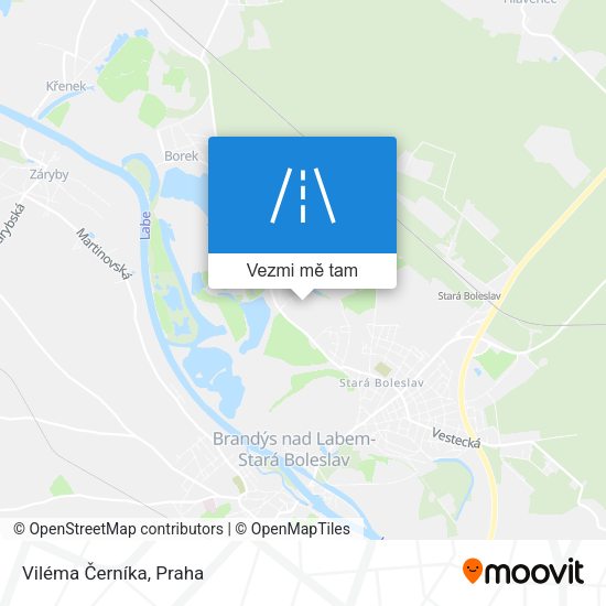 Viléma Černíka mapa