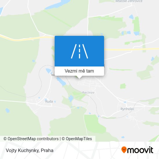 Vojty Kuchynky mapa