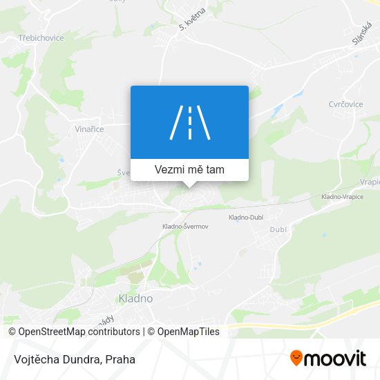 Vojtěcha Dundra mapa