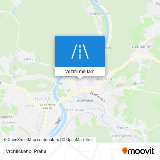 Vrchlického mapa