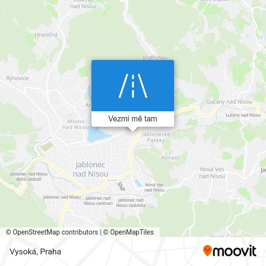 Vysoká mapa