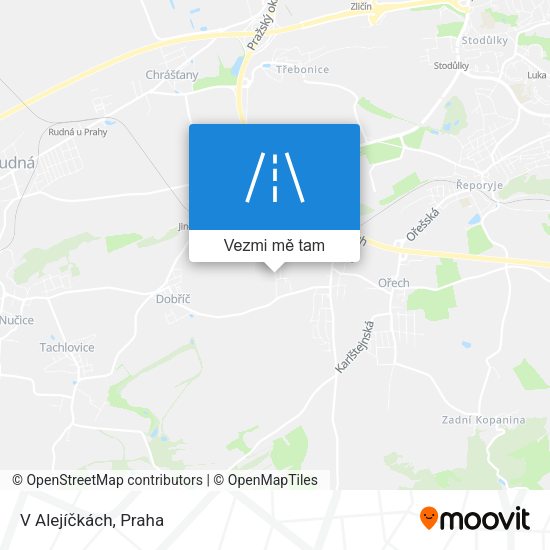 V Alejíčkách mapa