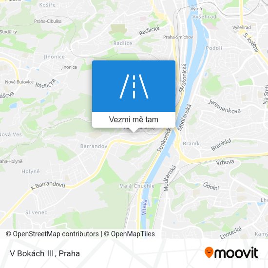 V Bokách Ⅲ mapa
