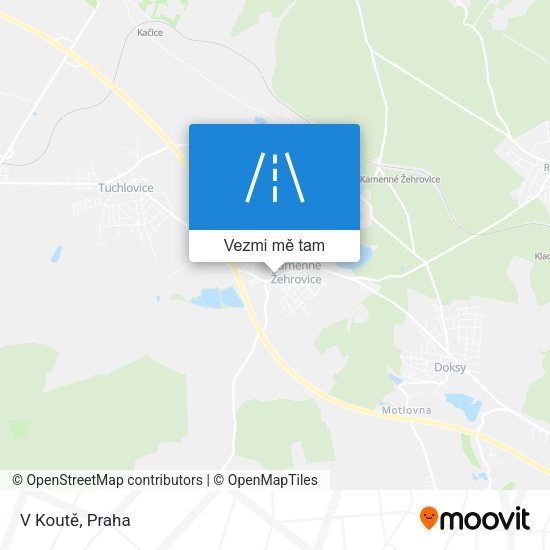 V Koutě mapa