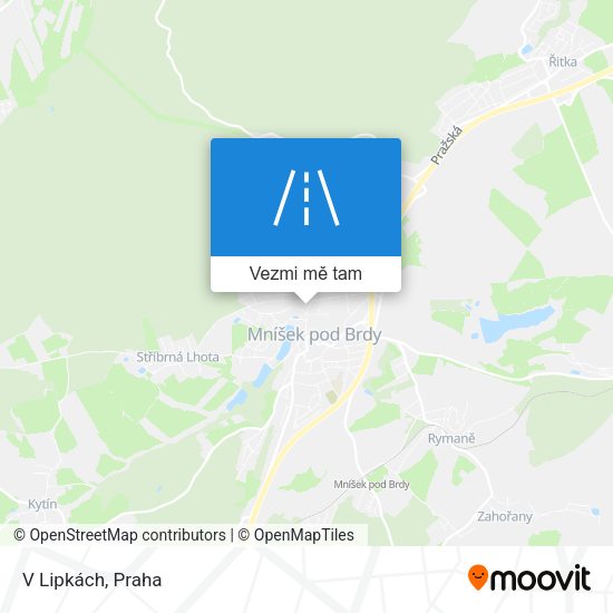 V Lipkách mapa