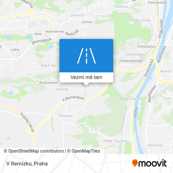 V Remízku mapa
