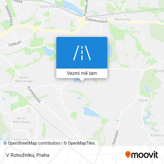 V Rohožníku mapa