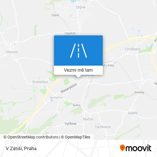 V Zátiší mapa