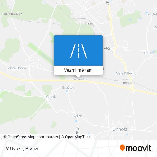V Úvoze mapa
