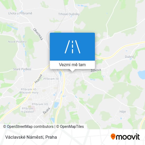 Václavské Náměstí mapa