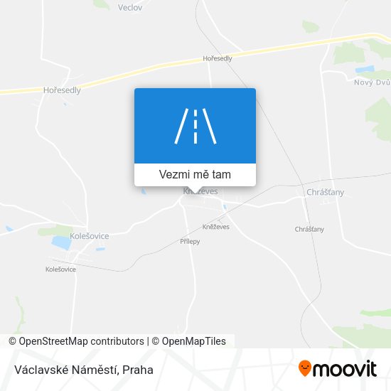 Václavské Náměstí mapa