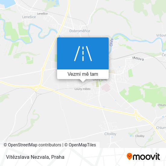 Vítězslava Nezvala mapa