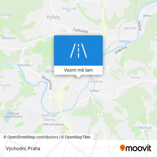 Východní mapa