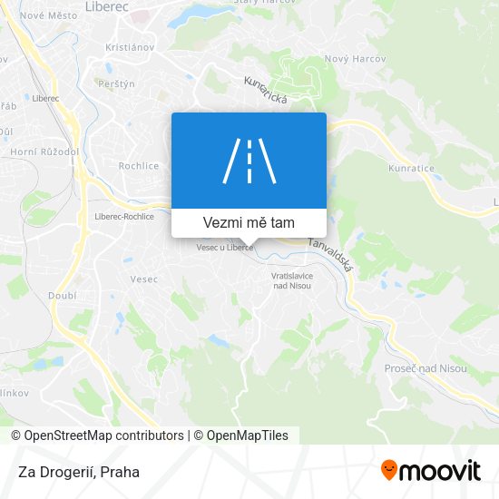 Za Drogerií mapa