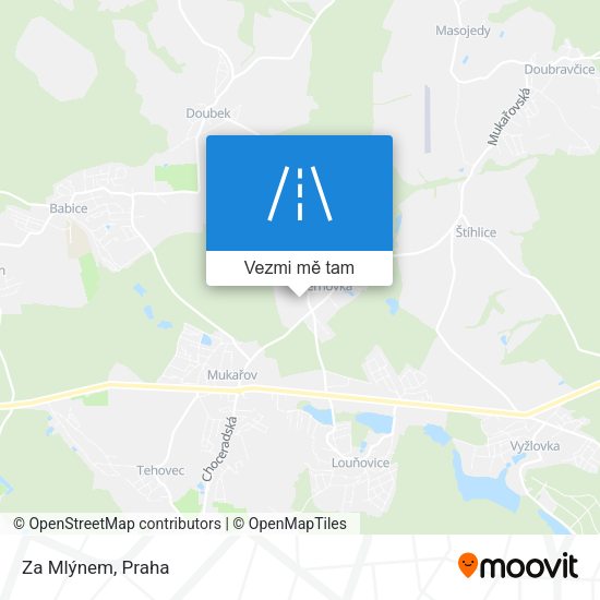 Za Mlýnem mapa