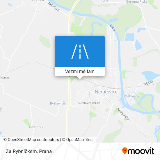 Za Rybníčkem mapa