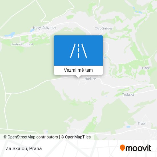 Za Skálou mapa