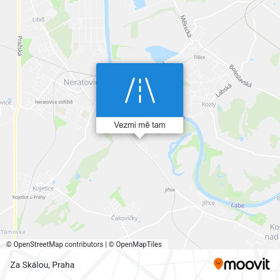 Za Skálou mapa