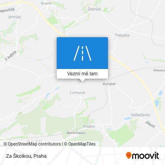 Za Školkou mapa