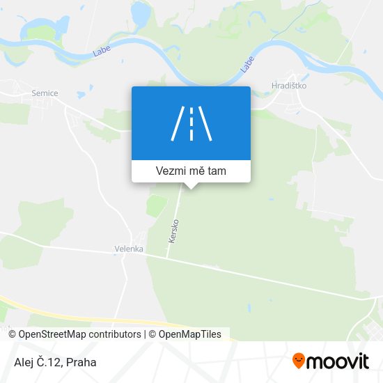 Alej Č.12 mapa