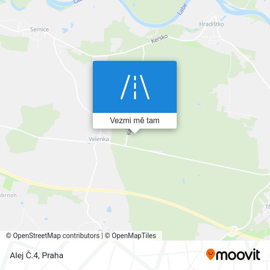 Alej Č.4 mapa